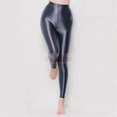 Leohex Women S Glitter Sexy Stockings Satin Glossy Opaque Pantyhose Shiny T Ebay
