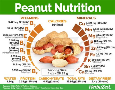 Peanut Herbazest Peanuts Nutrition Peanuts Health Benefits Nutrition