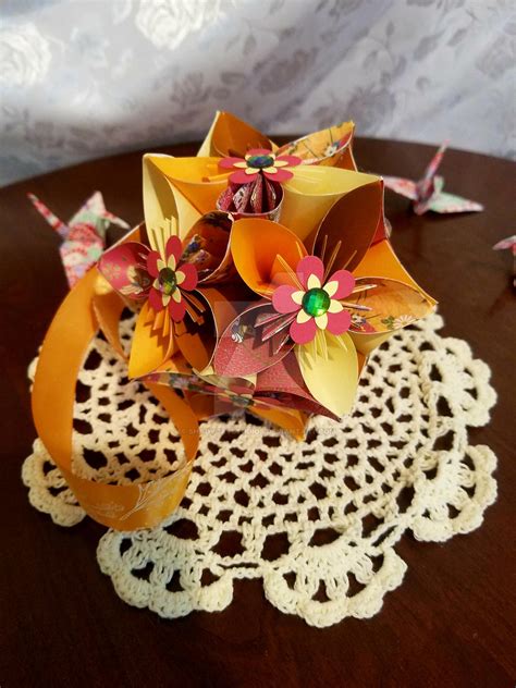 Apple Kusudama Origami Flower Ball 44 By Shadycatstudios On Deviantart