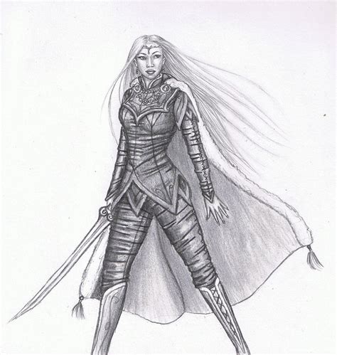 Elven Warrior Princess By Myworld1 On Deviantart