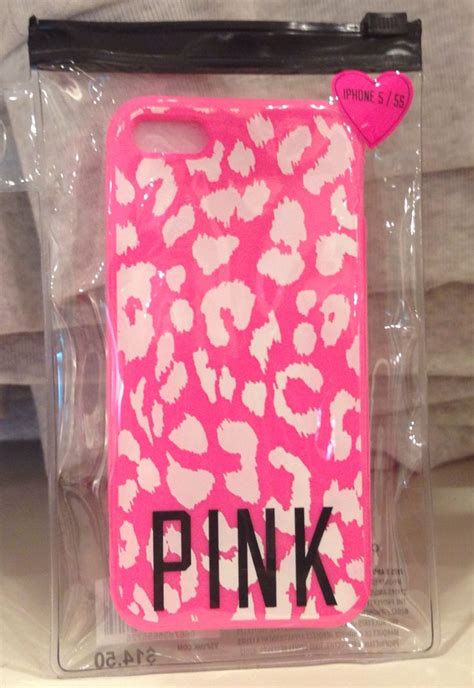 Victorias Secret Iphone 5 Casepink Leopardpink And White Pink Phone