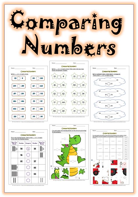 Comparing Numbers | Comparing numbers, Student activities, Ordering numbers