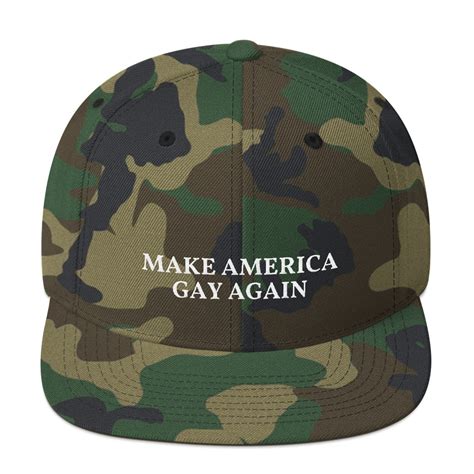 Make America Gay Again Snapback Hat Gay Nation