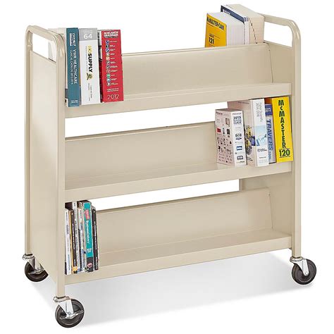 Book Carts Library Book Carts Rolling Library Carts In Stock Uline