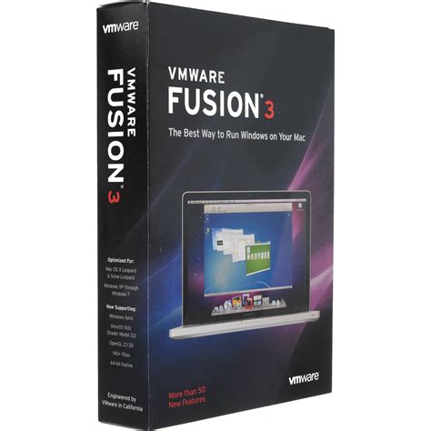 Vmware Fusion 3 Software For Mac Os X Fus3 Eng M Cp Bandh Photo