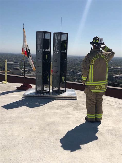 Sacramento Firefighters Participate In A 911 Memorial Climb In