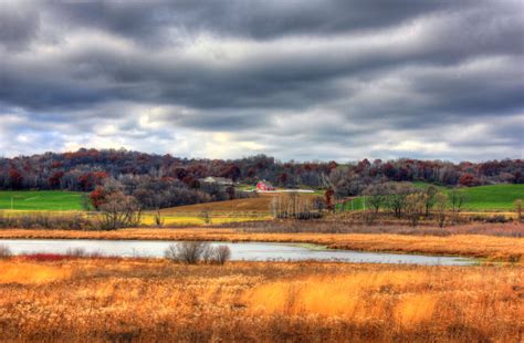 Landscape At Indian Lake In Southern Wisconsin Image
