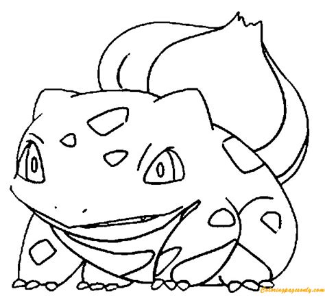 Bulbasaur Pokemon Coloring Page Free Coloring Pages Online