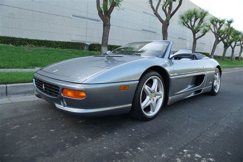 The ferrari f355 (type f129) is a sports car manufactured by italian car manufacturer ferrari produced from may 1994 to 1999. 1999 Ferrari F355 F1 Spider Limited Fiorano Edition with 5K original miles Serie Fiorano Stock ...