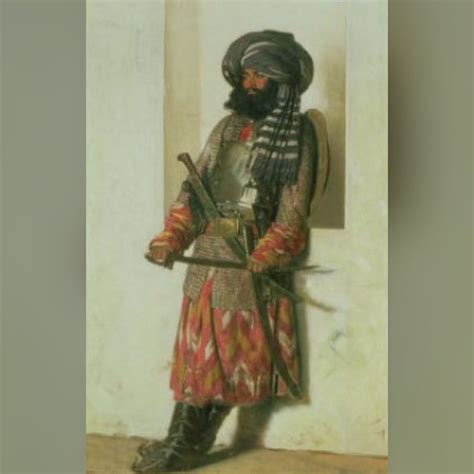 Pashtun Warrior Tribesman Painting Historical Artwork Poster Prints
