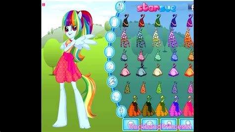 Увлекательная игра в парикмахерскую с пони эпплджек, искоркой, радугой дэш и флаттершай. My Little Pony Equestria Girls RainbowDash Game - Full ...