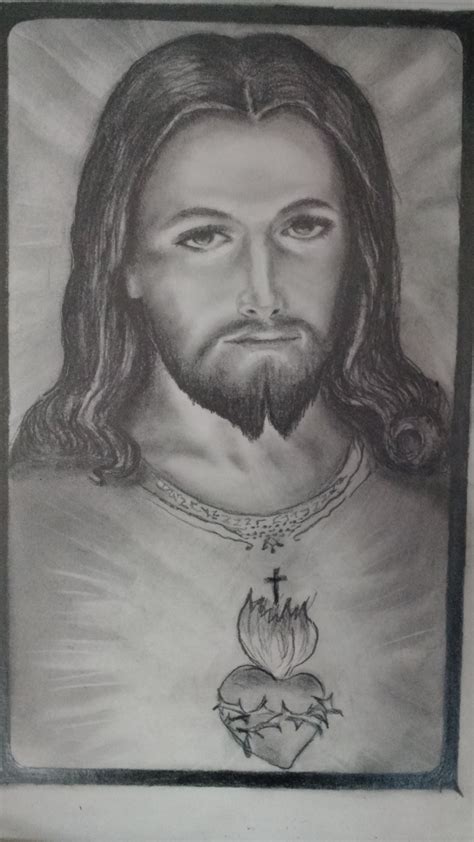 Graphite Drawing Jesus Christ Jesus Drawings Jesus Art Drawing
