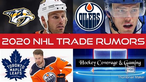 2020 Nhl Trade Rumors Getzlaf To Be Traded Johnsson To The Oilers