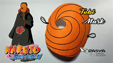 How To Make Tobi Mask 2d From Paper Youtube