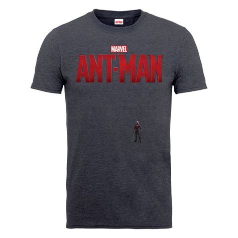 Marvel Mens Ant Man Tiny Ant Man T Shirt Dark Heather Merchandise