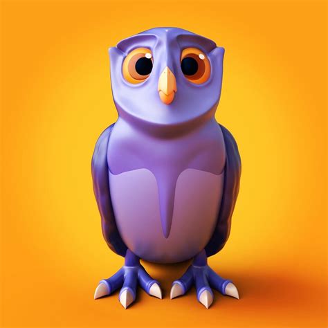 Artstation The Blue Owl Of The Isae Supaero 🦉