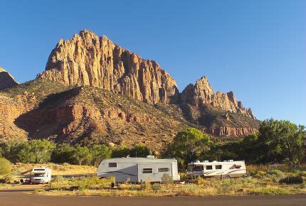 South and watchman campgrounds are in zion canyon. Watchman Campground - Zion National Park (U.S. National ...