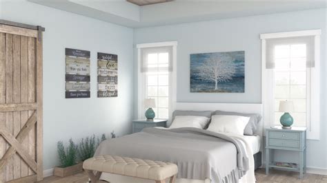 Check spelling or type a new query. Cozy Light Blue Farmhouse Bedroom Design - roomdsign.com