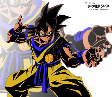 Dragon Ball Son Goku Black Shading By Butchersonic On Deviantart