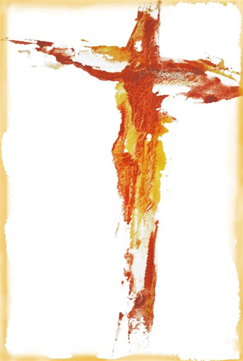 Christ On The Cross Abstract Wc M Gervasio Cross Paintings Jesus