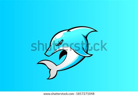 Dolphin Mascot Logo Vector Eps Stock Vector Royalty Free 1857271048
