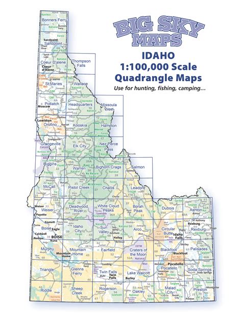 Idaho Hunting Unit Map - United States Map