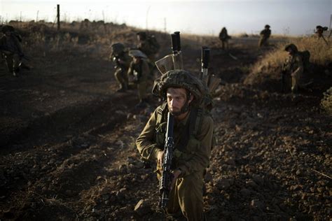Israeli Soldiers Of The Golani Brigade Israeli Soldiers Israeli