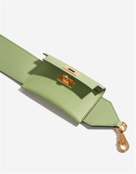 Hermès Kelly Pocket Strap Swift Epsom Vert Criquet SaclÀb