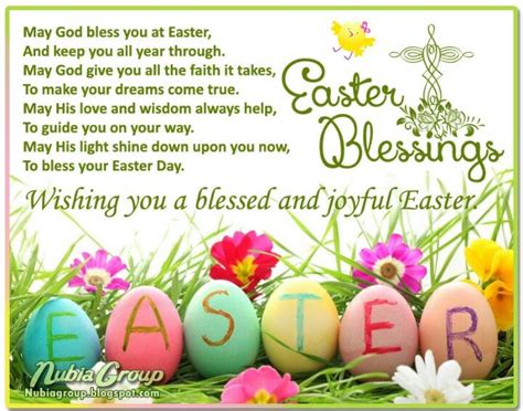 Easter Blessings Wishing You A Blessed And Joyful Easter Happy