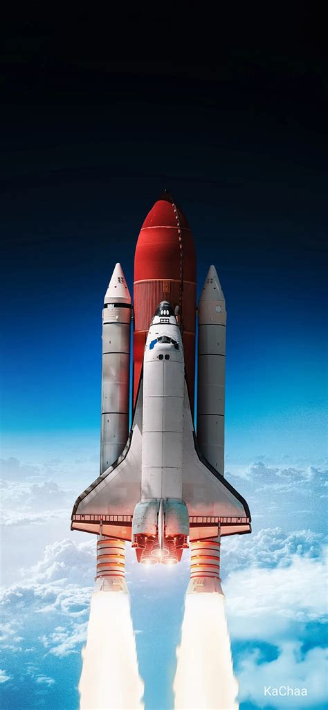 Rocket In Space Hd Wallpaper