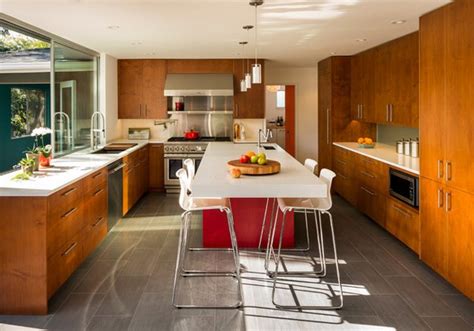 Grey kitchen floor tile designs. 20 Lovely Porcelain Tile Kitchen Floors | Home Design Lover