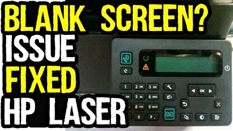 Hp Laserjet Pro Mfp M127fn Printer Blank Screen Issue Fixed Youtube