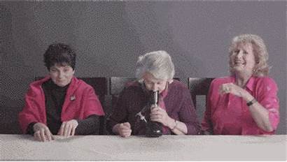 Grandmas Smoke Gifs Three Adorable Weed Bong