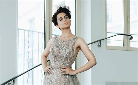 Cannes 2018 Kangana Ranaut Styles Up In Sheer Backless Gown For Her