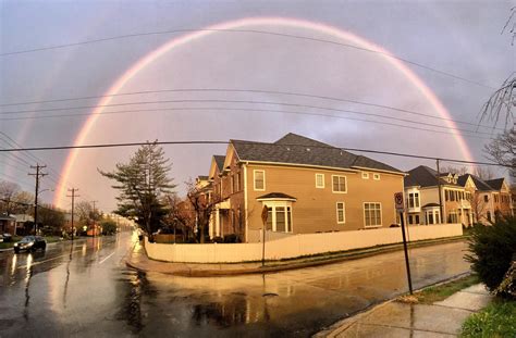Full Rainbow After A Storm In Northern Va 4096 2695 Weather Photos