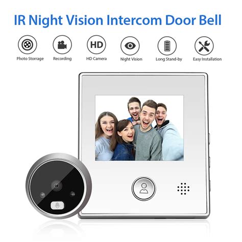 28 Visual Doorbell Camera Ir Night Vision Intercom Door Bell Viewer