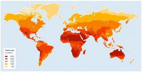 World Solar Radiation Map Download Scientific Diagram