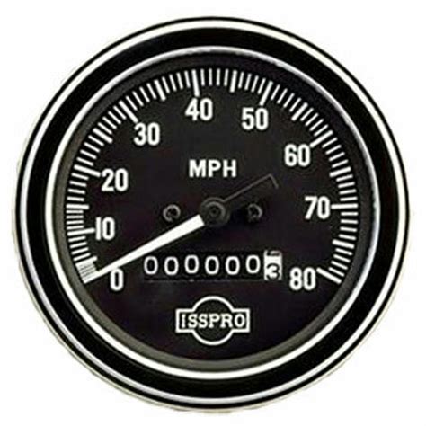 Semi 3 38 Mechanical Speedometer Gauge With Odometer By Isspro