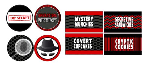 These free printable activities are great because they don't require a lot in order to play them. Mystery Party for Kids: Detective Games, Decor and Invitations