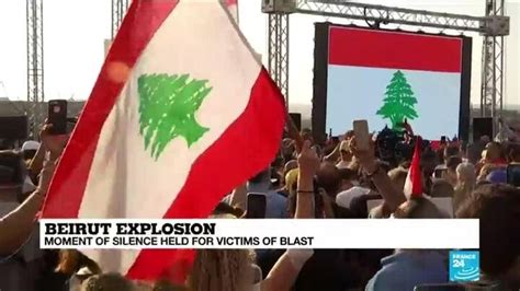 Beirut Pauses To Remember The Dead One Week After Catastrophic Explosion