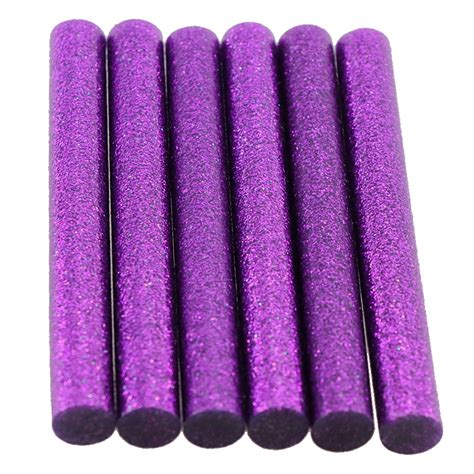 Purple Glitter Hot Glue Sticks Full Size Surebonder