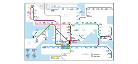Hong Kong Mass Transit Railway Mtr Metro System Map Download