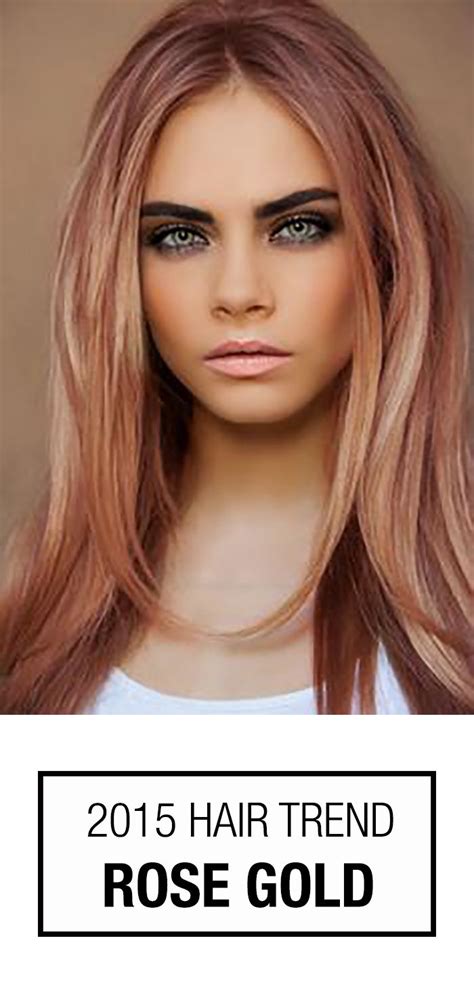 As you can imagine, this warm hue involves a brown base with rose gold tones throughout. Rose Gold Hair Color! This hair color trend isn't just for ...