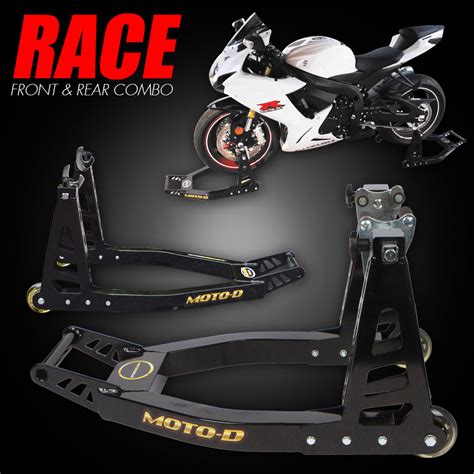 We've got your motorcycle stand our goal is to provide the best possible shopping experience to every enthusiast who visits revzilla. MOTO-D "RACE" Motorcycle Stands - the Best Front & Rear ...