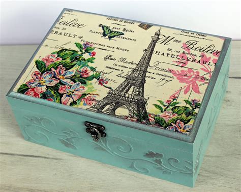 Eiffel tower floral flower trapezoid wedding favor sugar candy boxes gift box green/purple/gold with ribbons 100pcs/lot. Eiffel tower tea box, personalized Paris jewelry box, cute ...