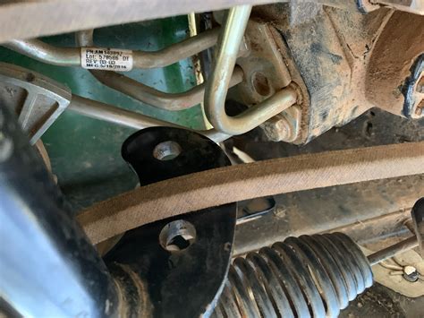 Having Problems Putting On Drive Belt M174585 X580 Lawn Tractor