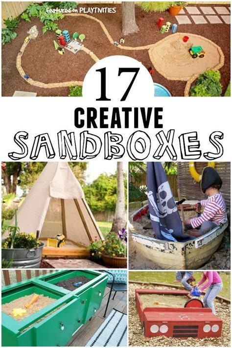 20 Creative Diy Sandbox Ideas Backyard Play Play Area Backyard