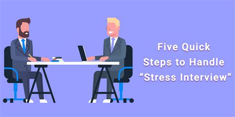 Five Quick Steps To Handle Stress Interview Fita Academy