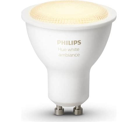 Buy Philips Hue White Ambiance Wireless Bulb Gu10 Free Delivery