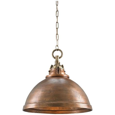 Currey And Company Admiral Antique Brass Pendant Brass Pendant